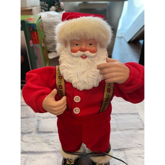 CHRISTMAS Jingle Bell Rock Santa Animated Dancing Singing Santa Claus - Picture 6 of 10